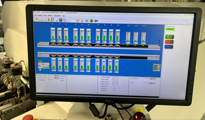 Electrovert ITW  OmniMax 10 Zone - Nitrogen Lead free Reflow oven -2017