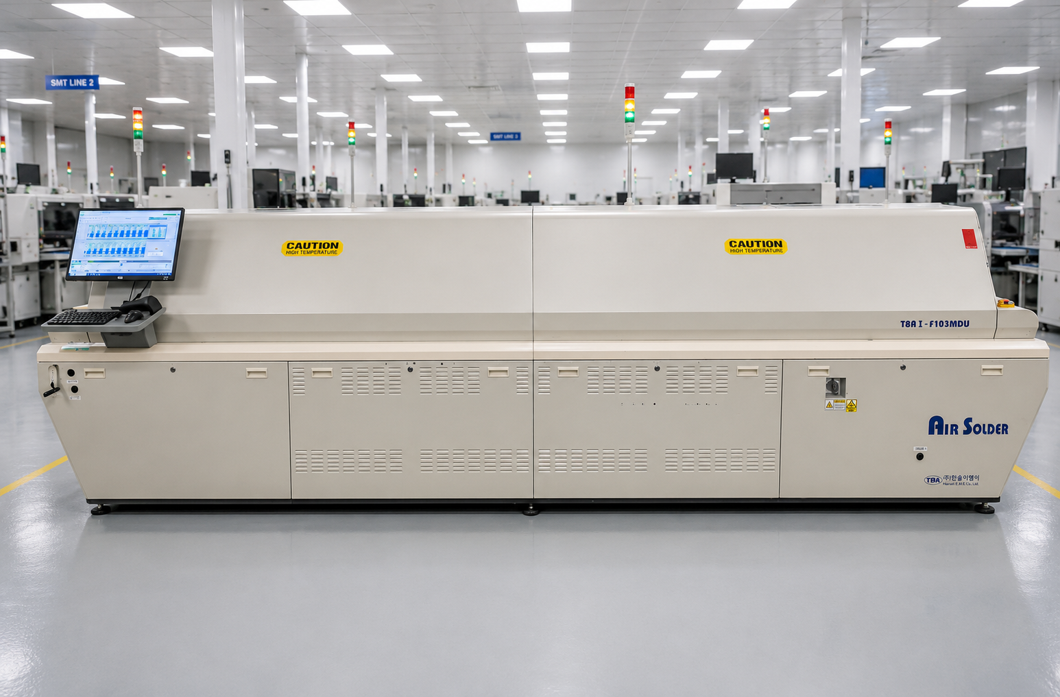 TSM TRA I - F103MDW 10 Zone Reflow Oven - 2023