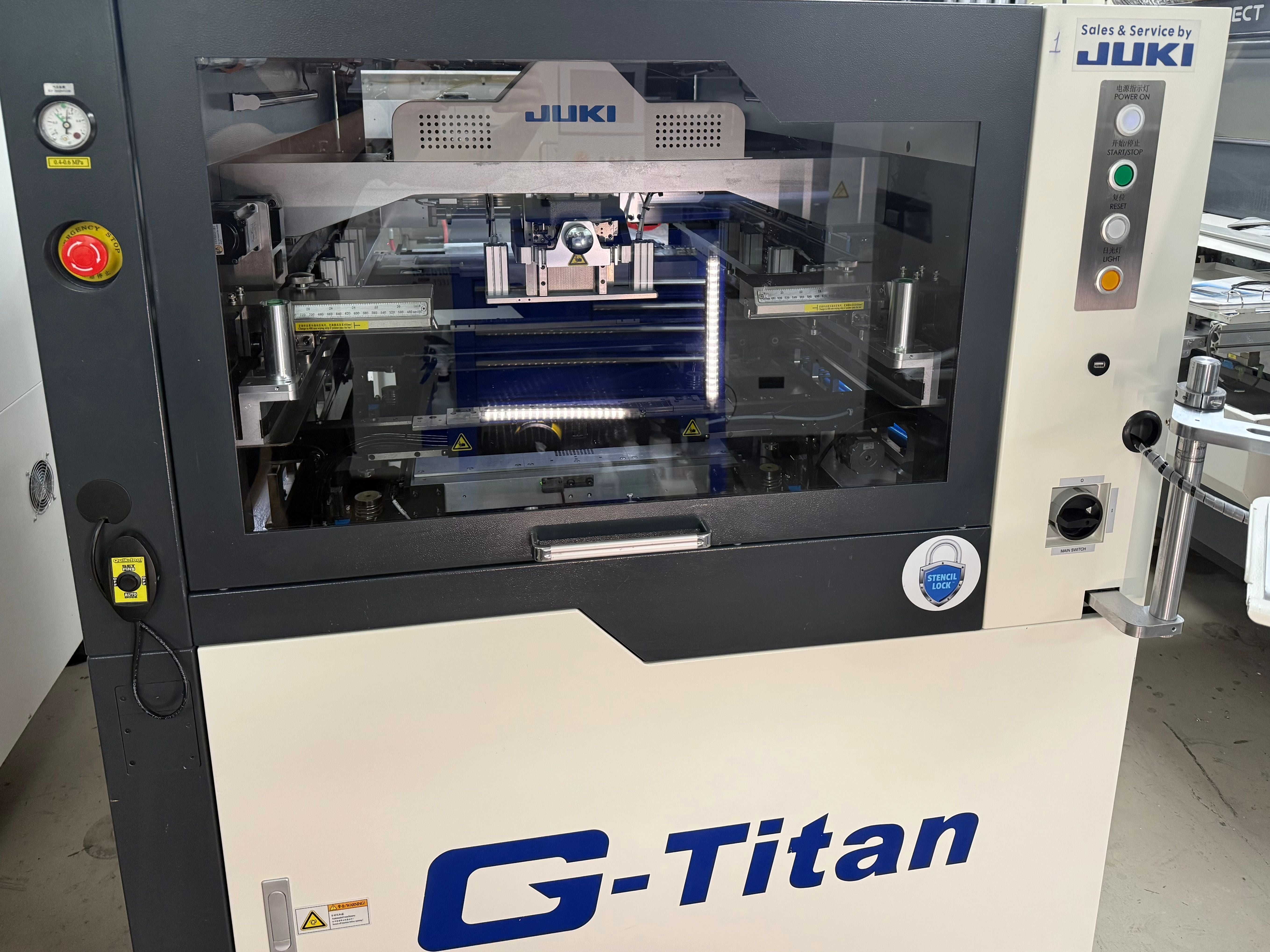 JUKI GKG G-TITAN Automatic Screen Printer - 2018 #GL601AS