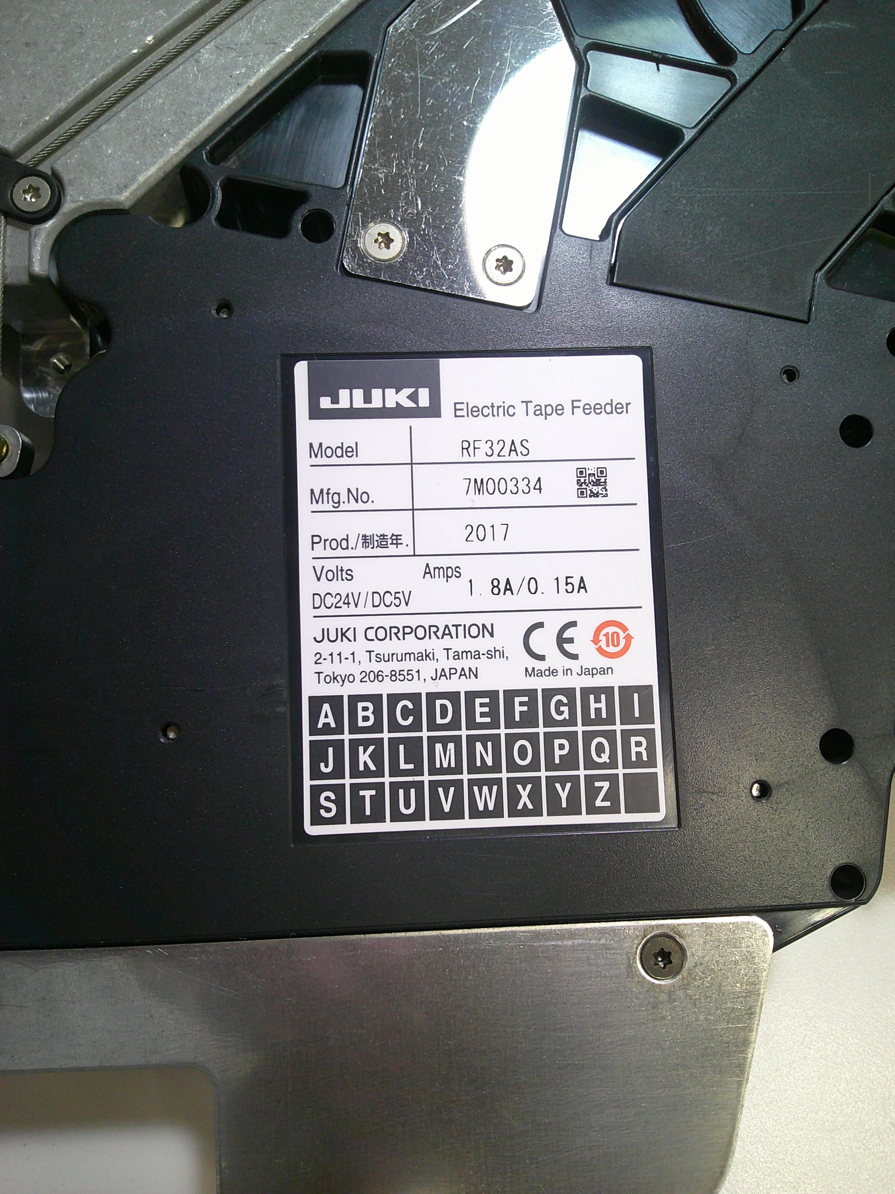 JUKI RF32AS - Electric Tape Feeder RF RS-1