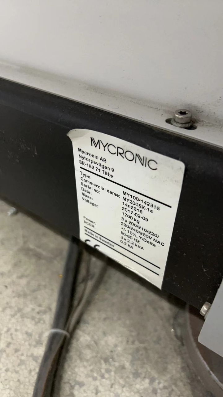 Mycronic My200 SX-14 w/Large Board T7 Table (24 x 42" Board size!)-  2017