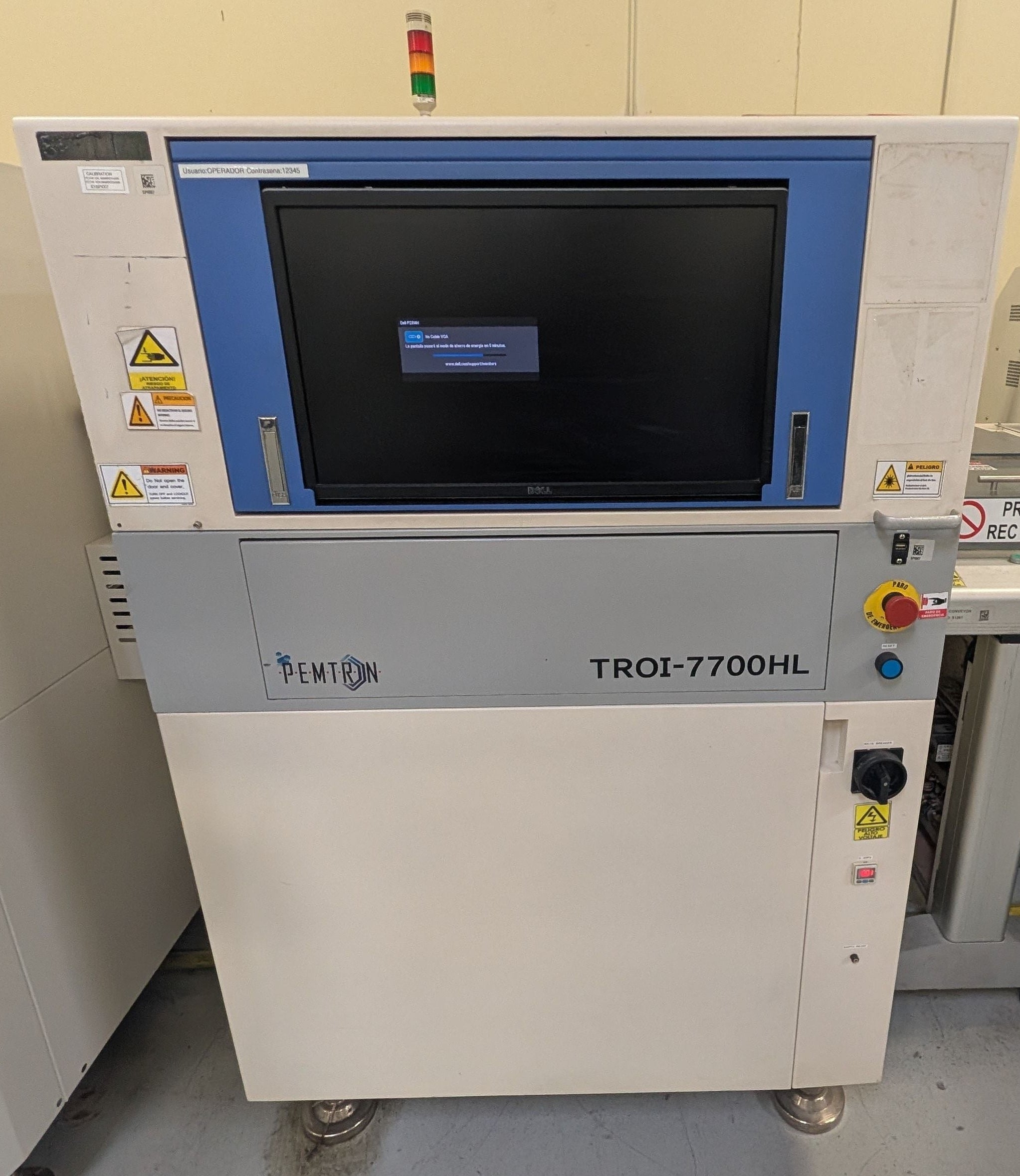 Pemtron TROI-7700HL 3D SPI - 2014# P7HL 13-031 PFI: 288