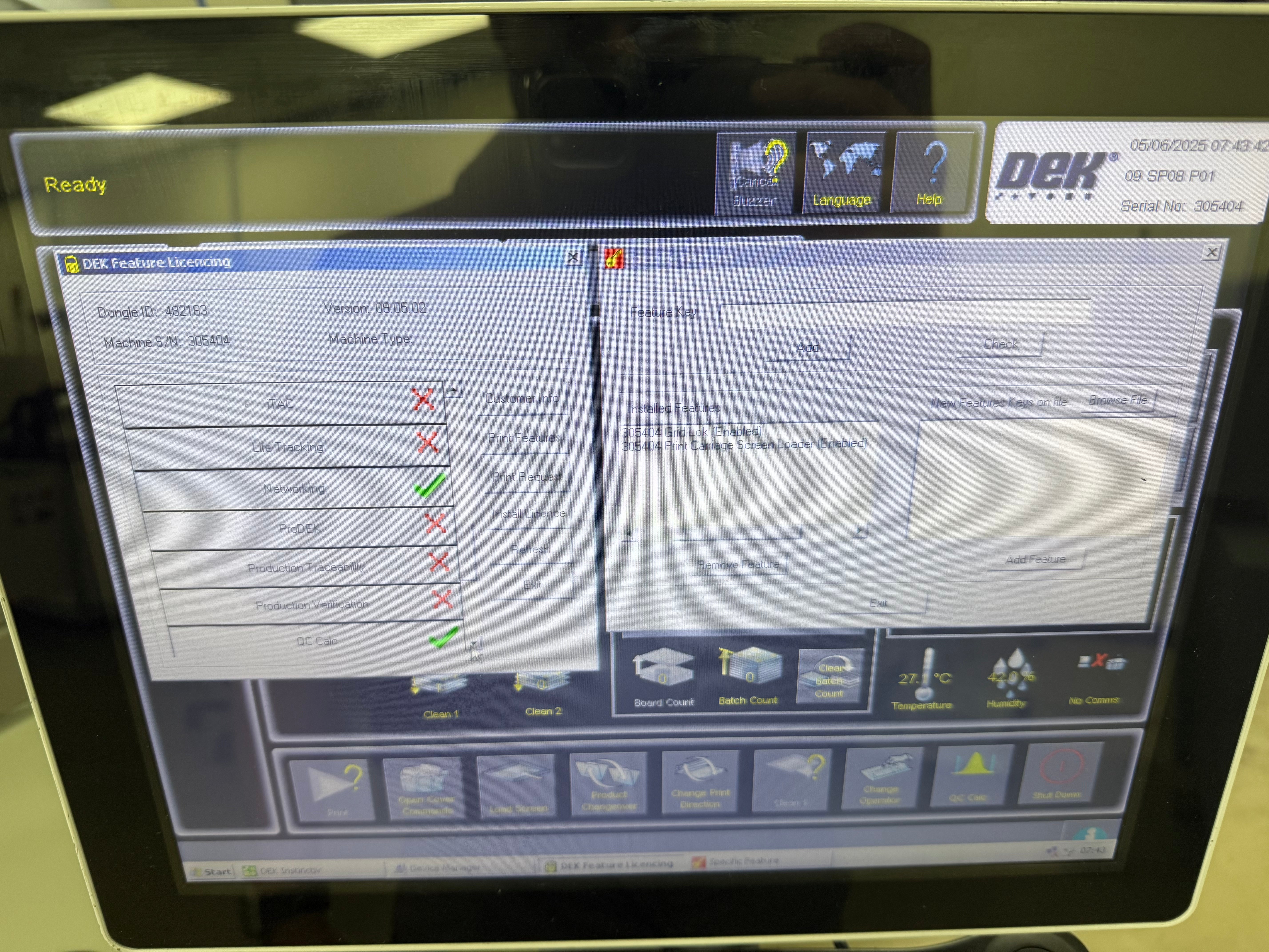 DEK Horizon 01iX Automatic Screen Printer - #305404