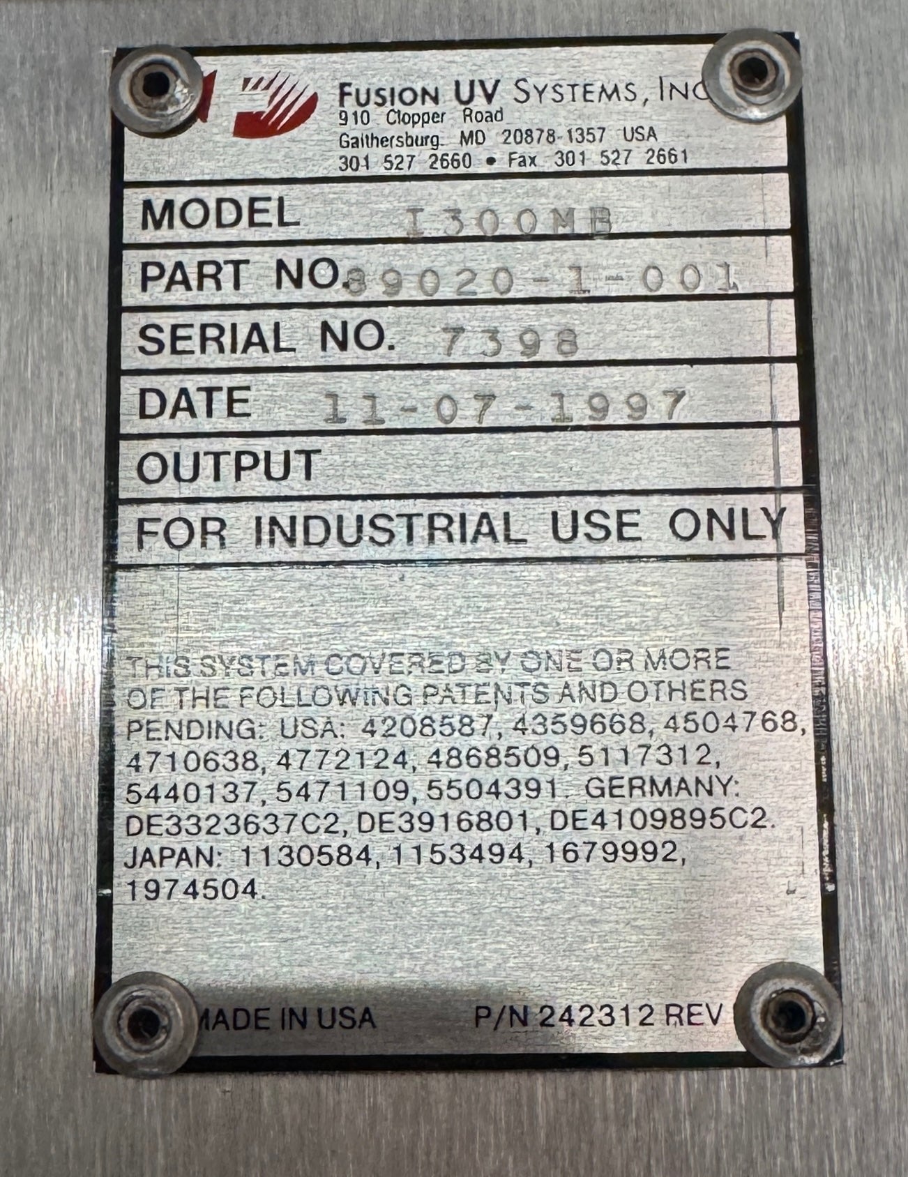 DYMAX UVC-12 Conformal Coating UV Cure #: 7398