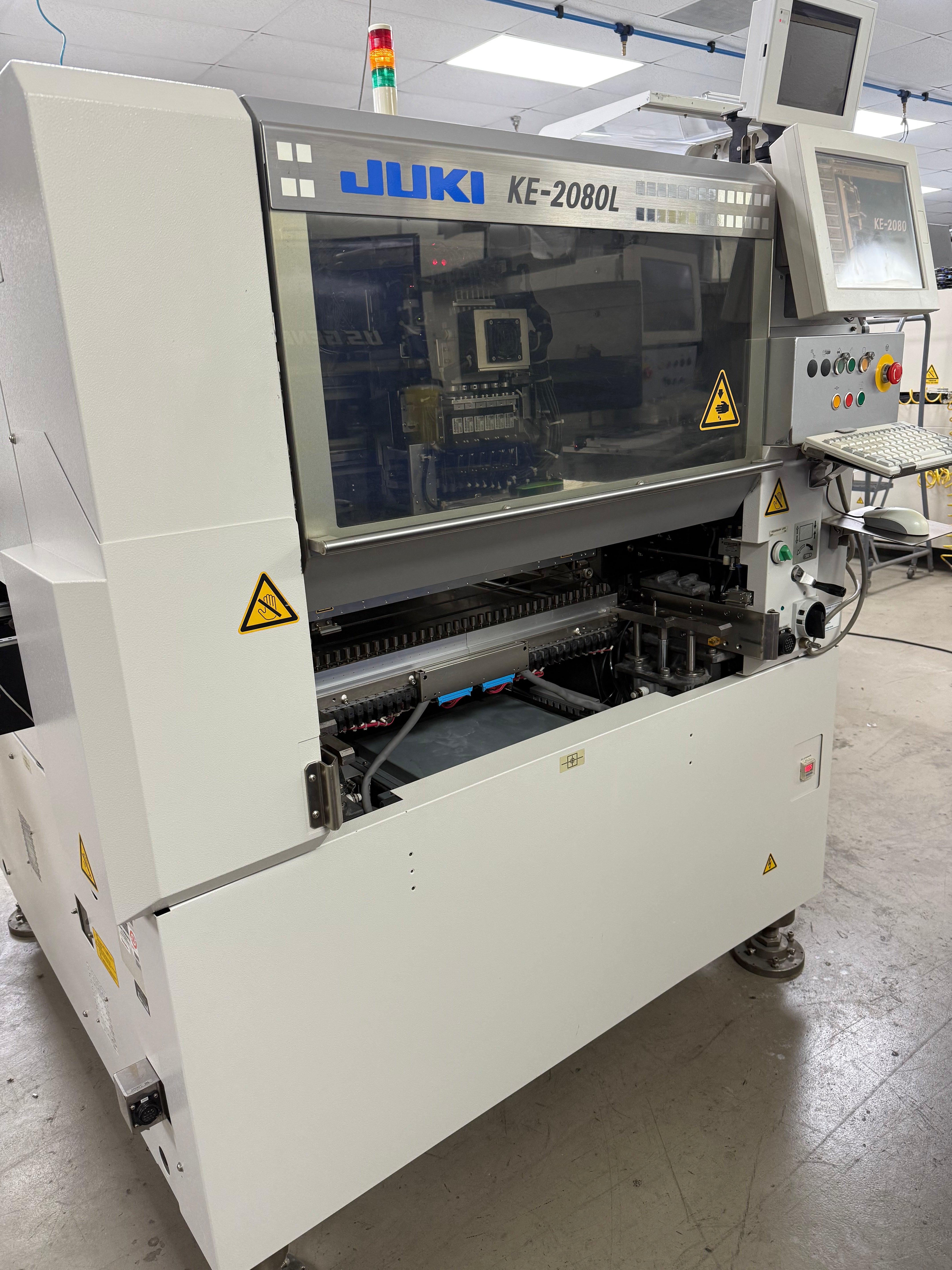 JUKI KE-2080L Fine Pitch Pick and Place 2014 w/ Trolley F&R # 284-E2416