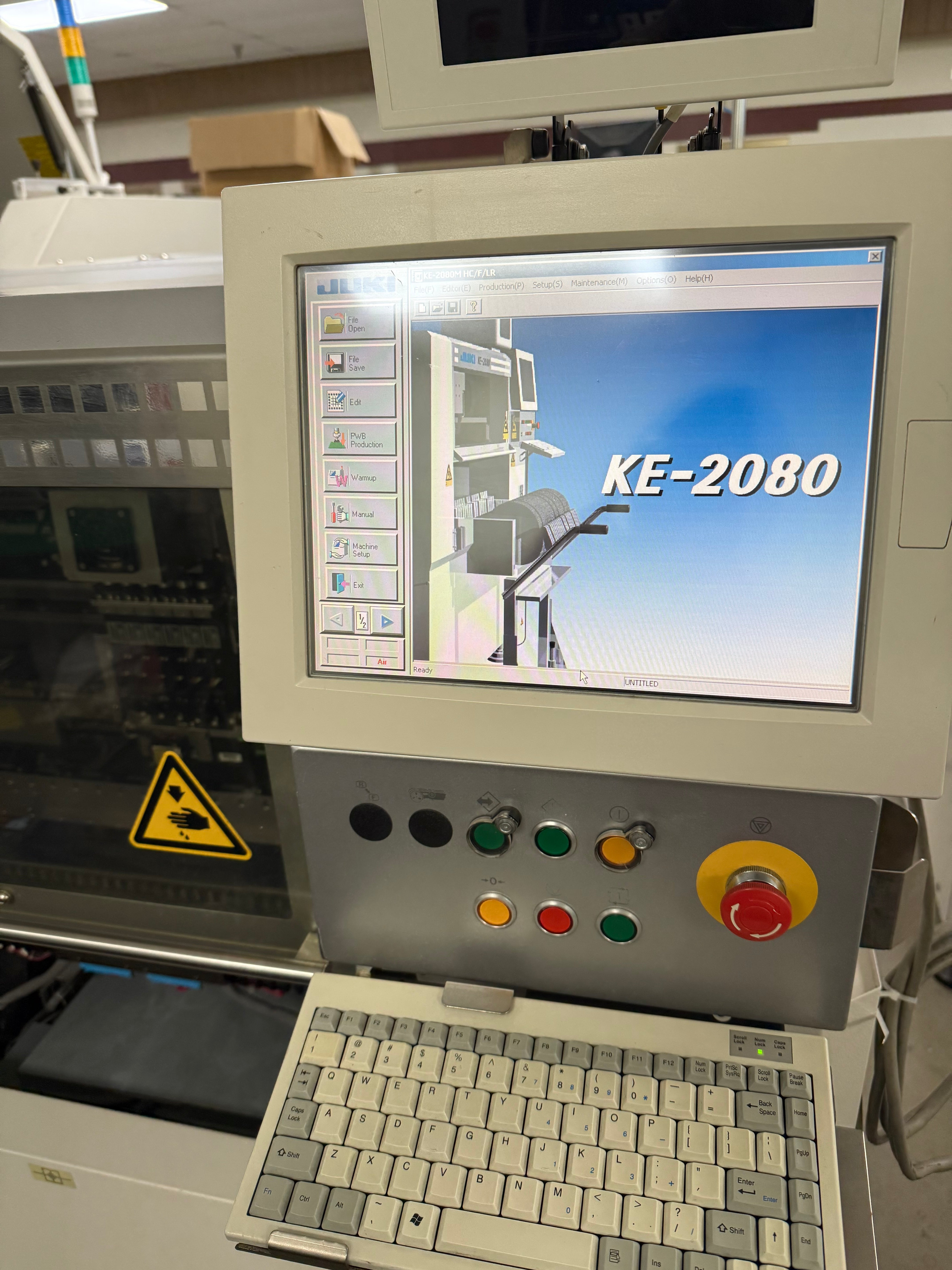 JUKI KE-2080L Fine Pitch Pick and Place 2014 w/ Trolley F&R # 284-E2416