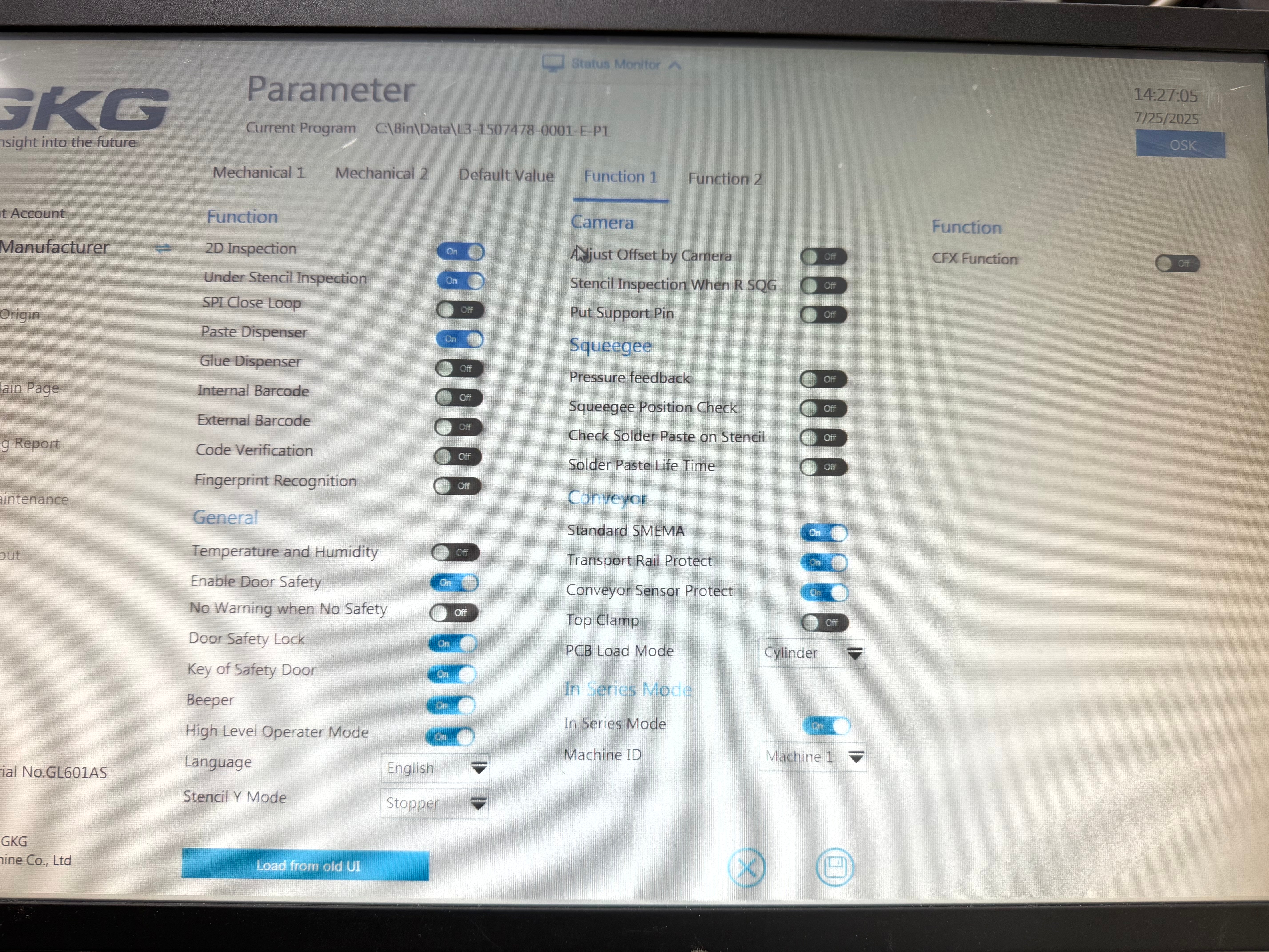 JUKI GKG G-TITAN Automatic Screen Printer - 2018 #GL601AS