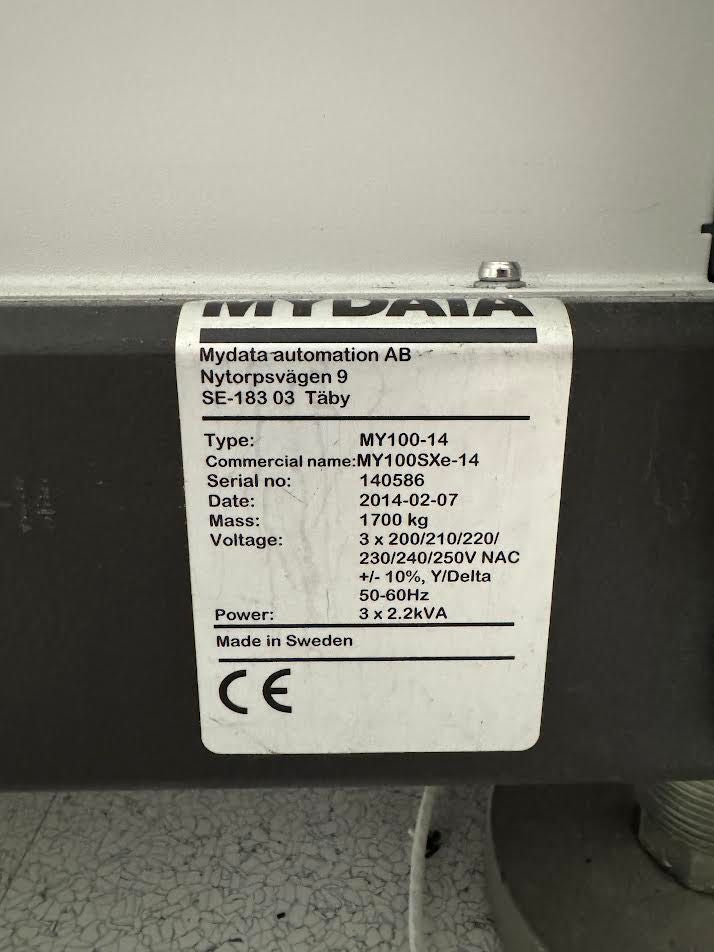 Mycronic My100 SXE-14 2014 #140586