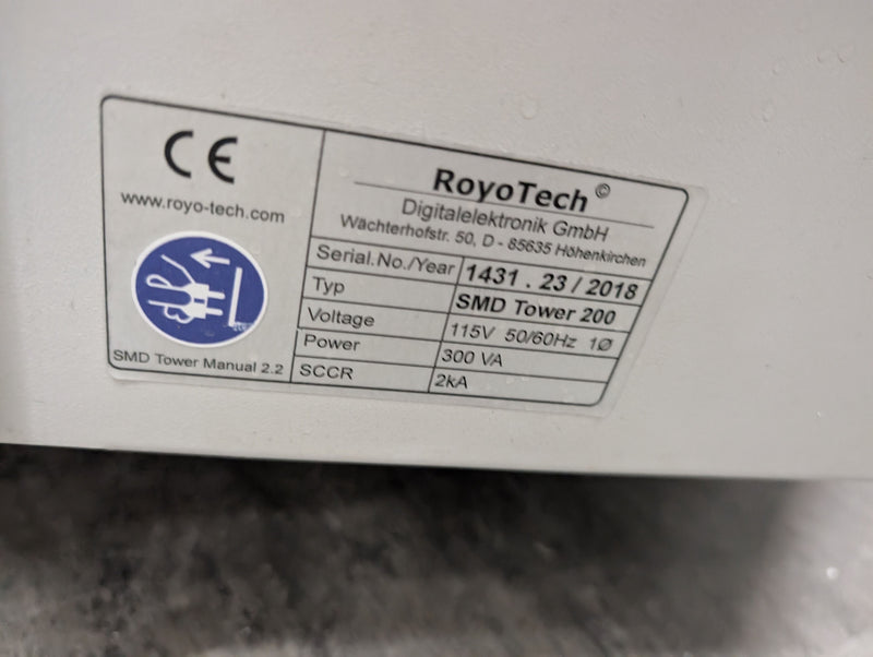 Mycronic/RoyoTech SMD 200 Component Storage Tower 2018