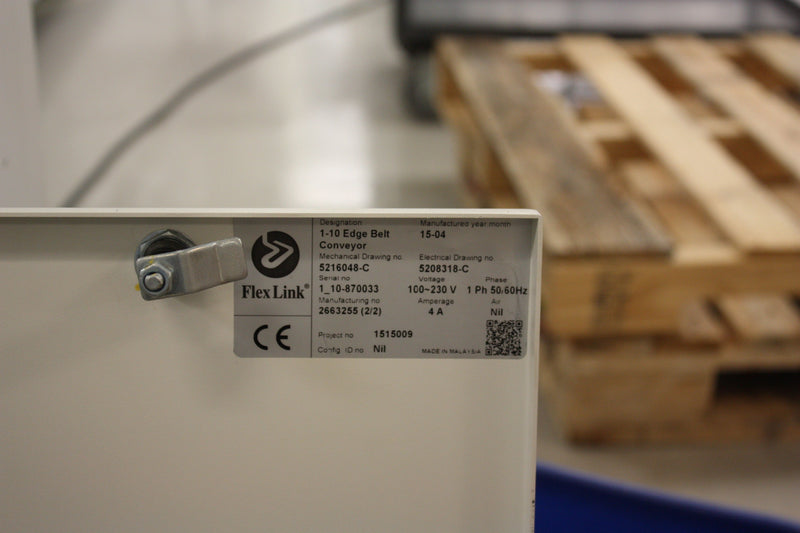 Flexlink 1 meter Transfer Conveyor - 2 Stage