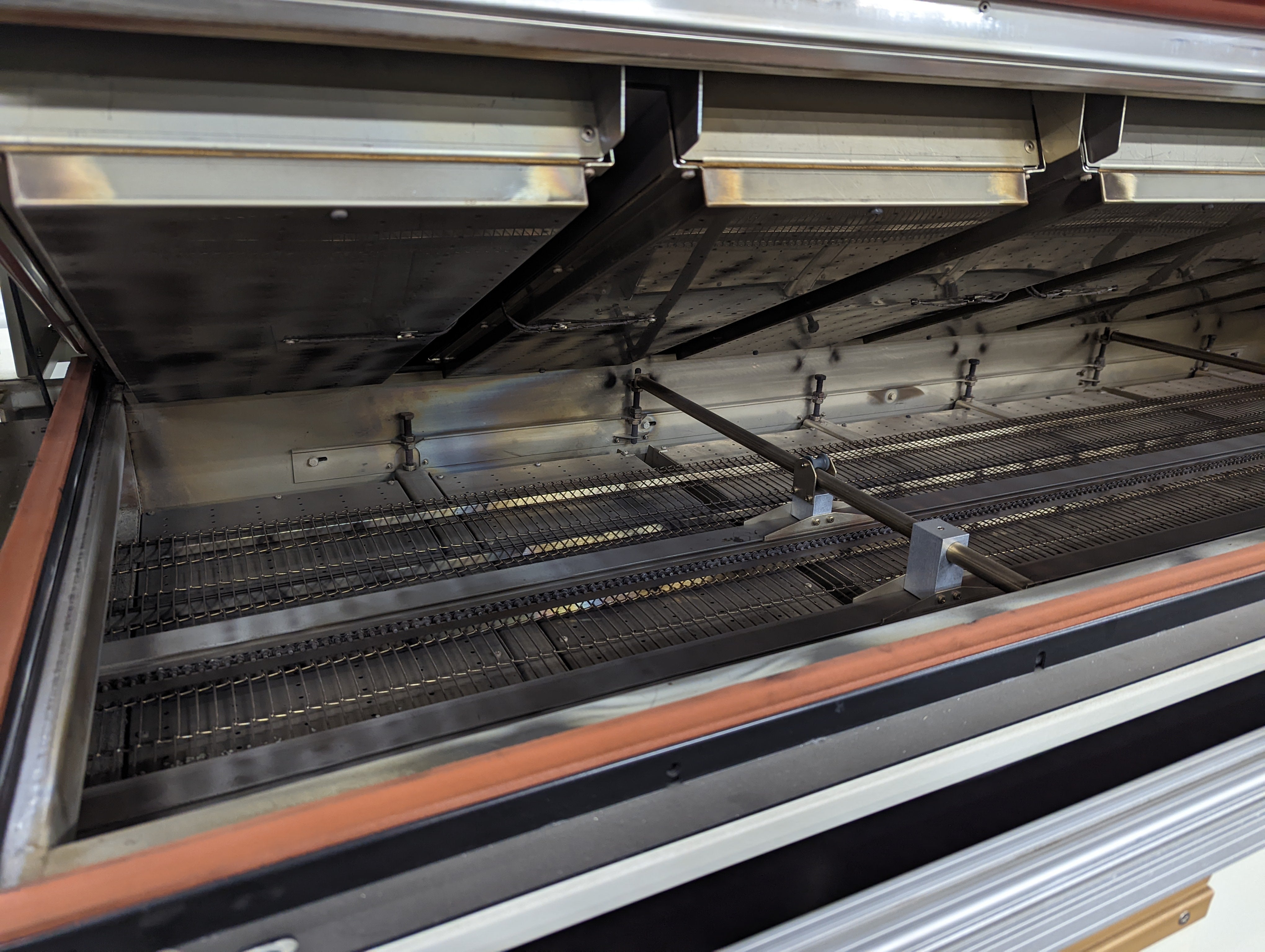 BTU Pyramax 98A Lead Free reflow oven 7 zone 480V