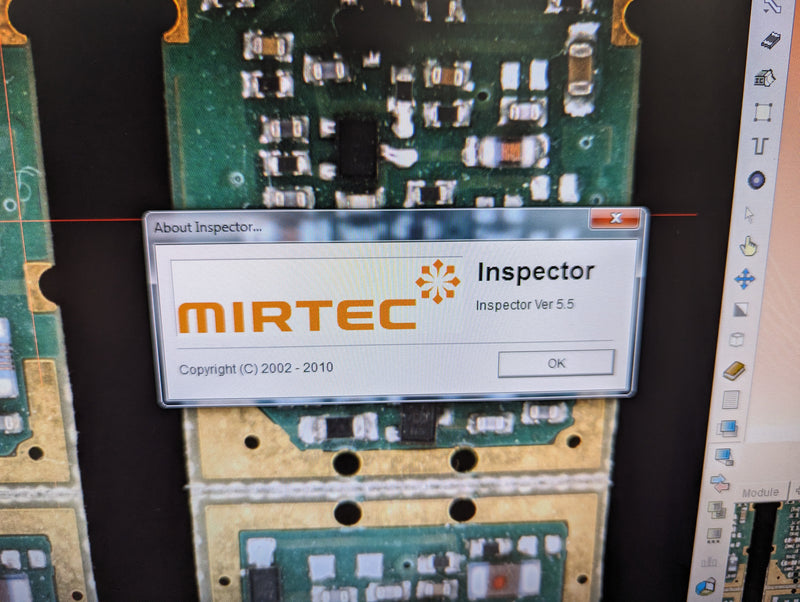 Mirtec MV-3L - 10MP 5 camera AOI Automated Inspection - 2012