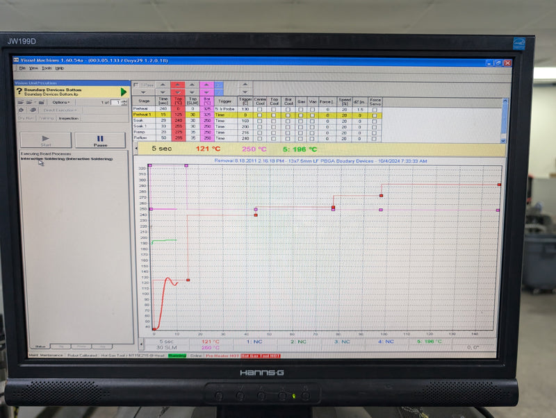 AIRVAC Onyx-29 Automated BGA Rework system 2010