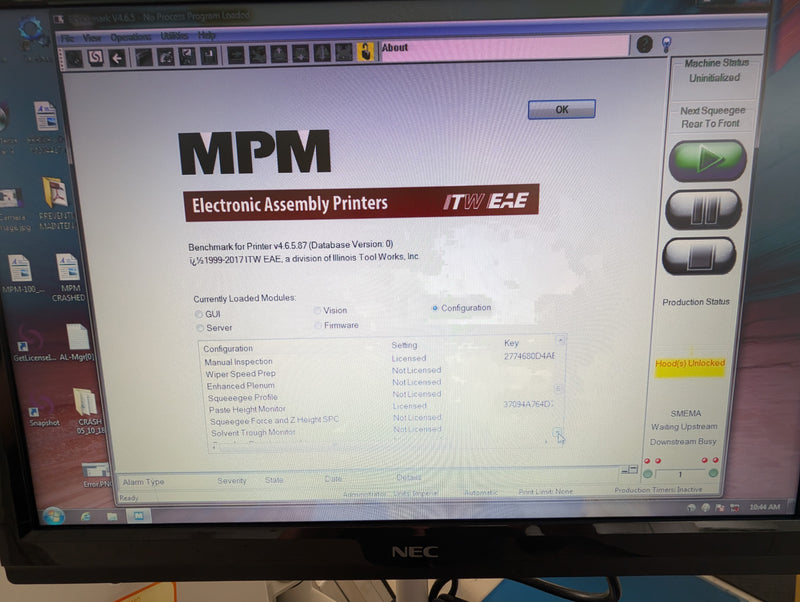 MPM ITW Momentum 100 1/2018 - 2D inspection - Quiktool