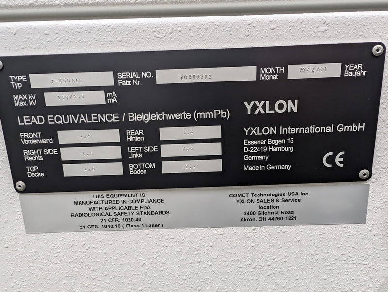 YXLON Comet Y.Cougar 160KV Nanofocus X-Ray system