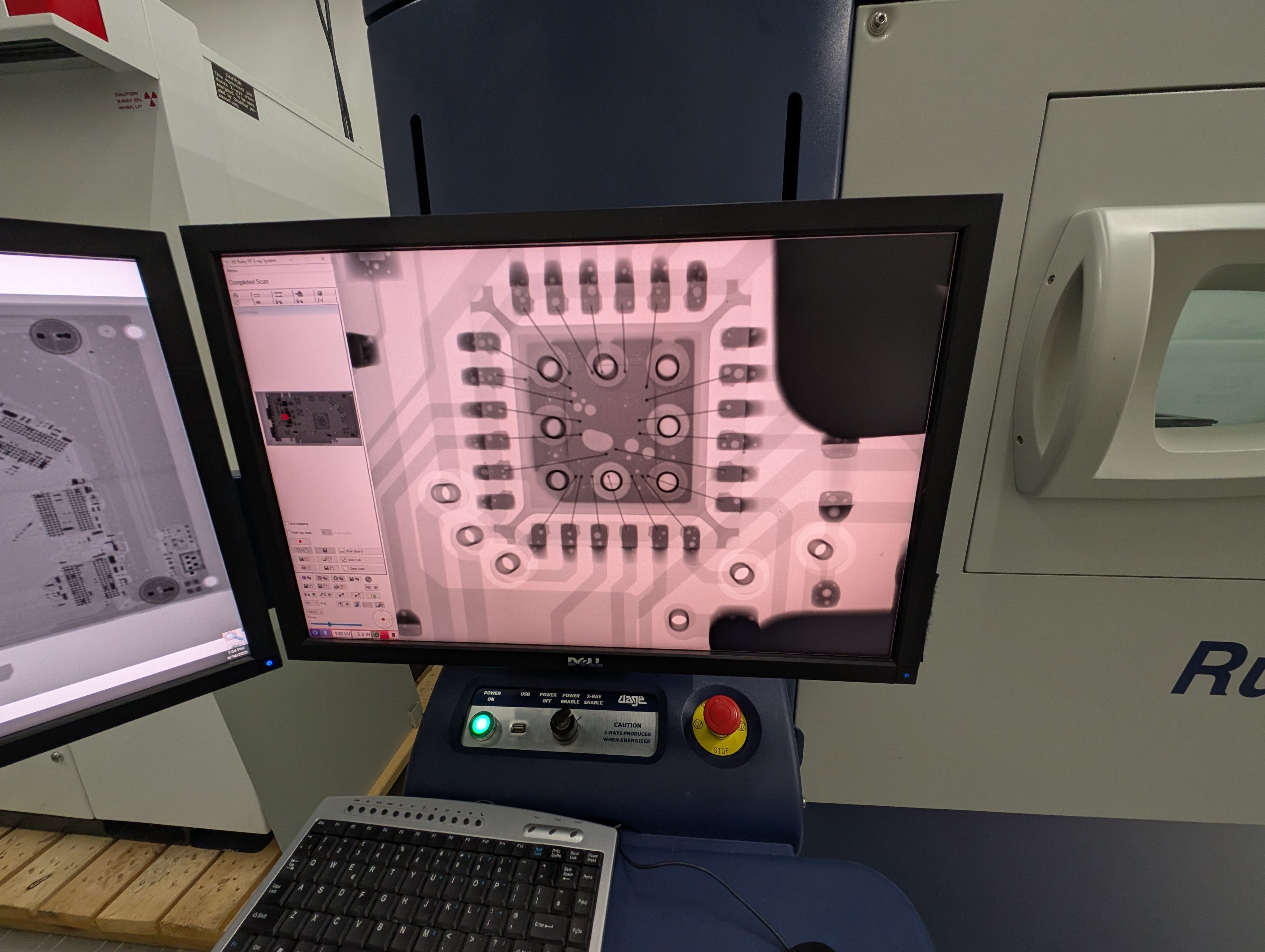 Nordson Dage Ruby FP 160KV X-Ray Windows 10, Flat Panel 10W