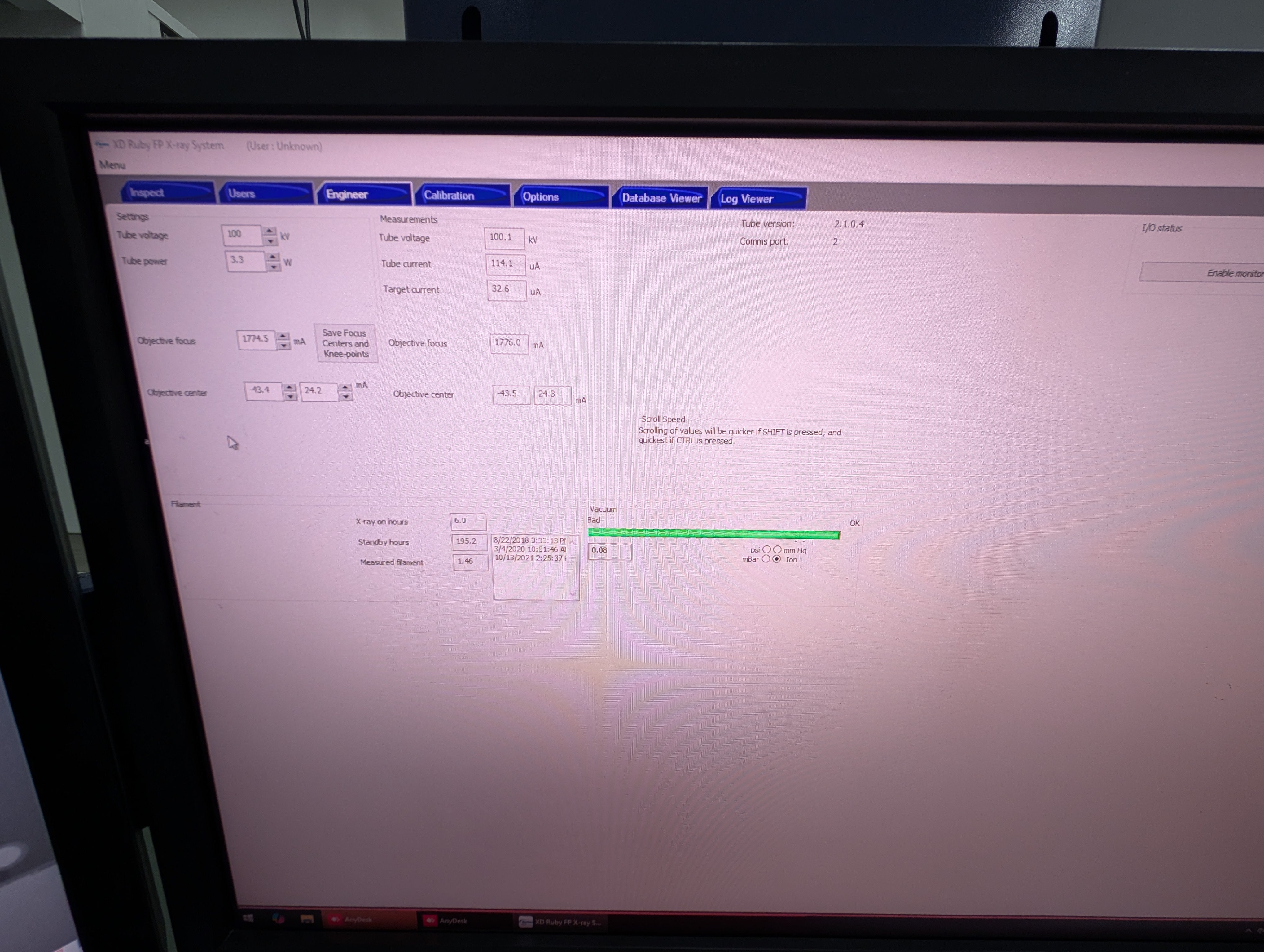 Nordson Dage Ruby FP 160KV X-Ray Windows 10, Flat Panel 10W