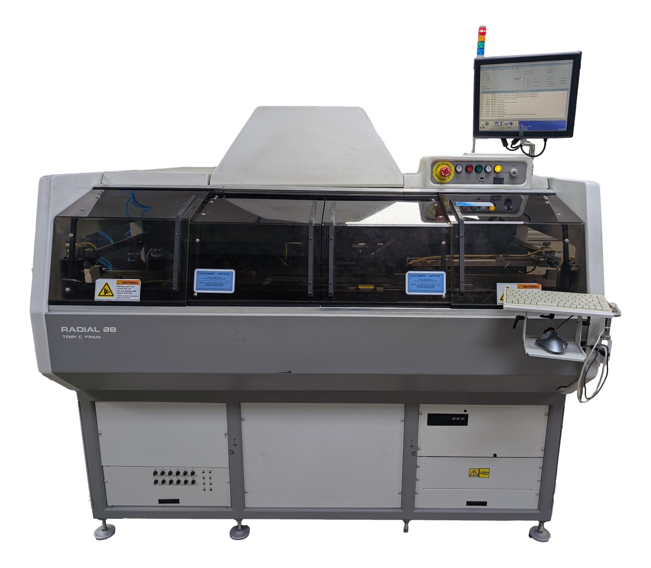 Universal 6380K Radial 88 HT 20 Station Radial Inserter Triple Span