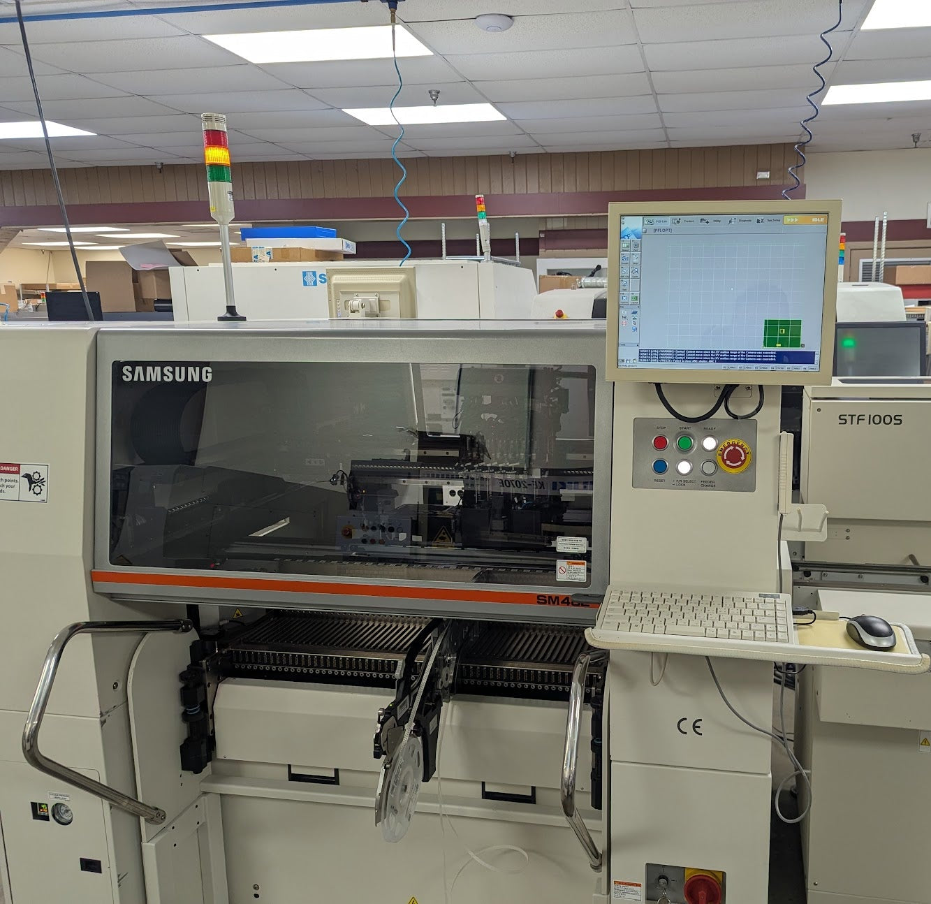 Hanwha Samsung SM482 Flexible placement Machine #D2-0126-C2