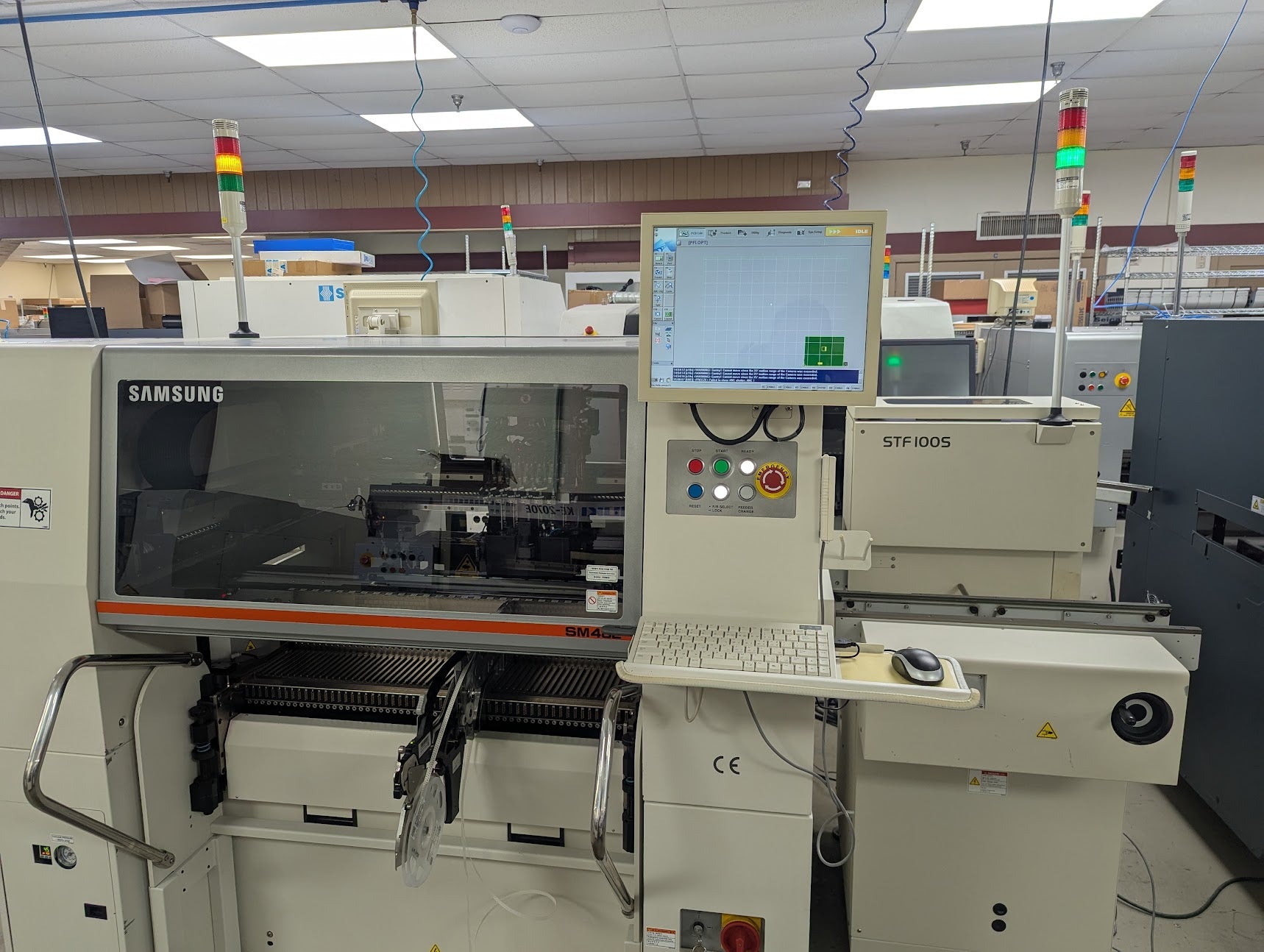 Hanwha Samsung SM482 Flexible placement Machine #D2-0126-C2 - PENDING