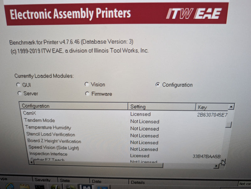 Speedline  Momentum Automatic Screen Printer 2013