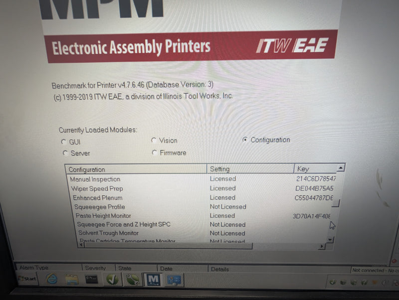 Speedline  Momentum Automatic Screen Printer 2013