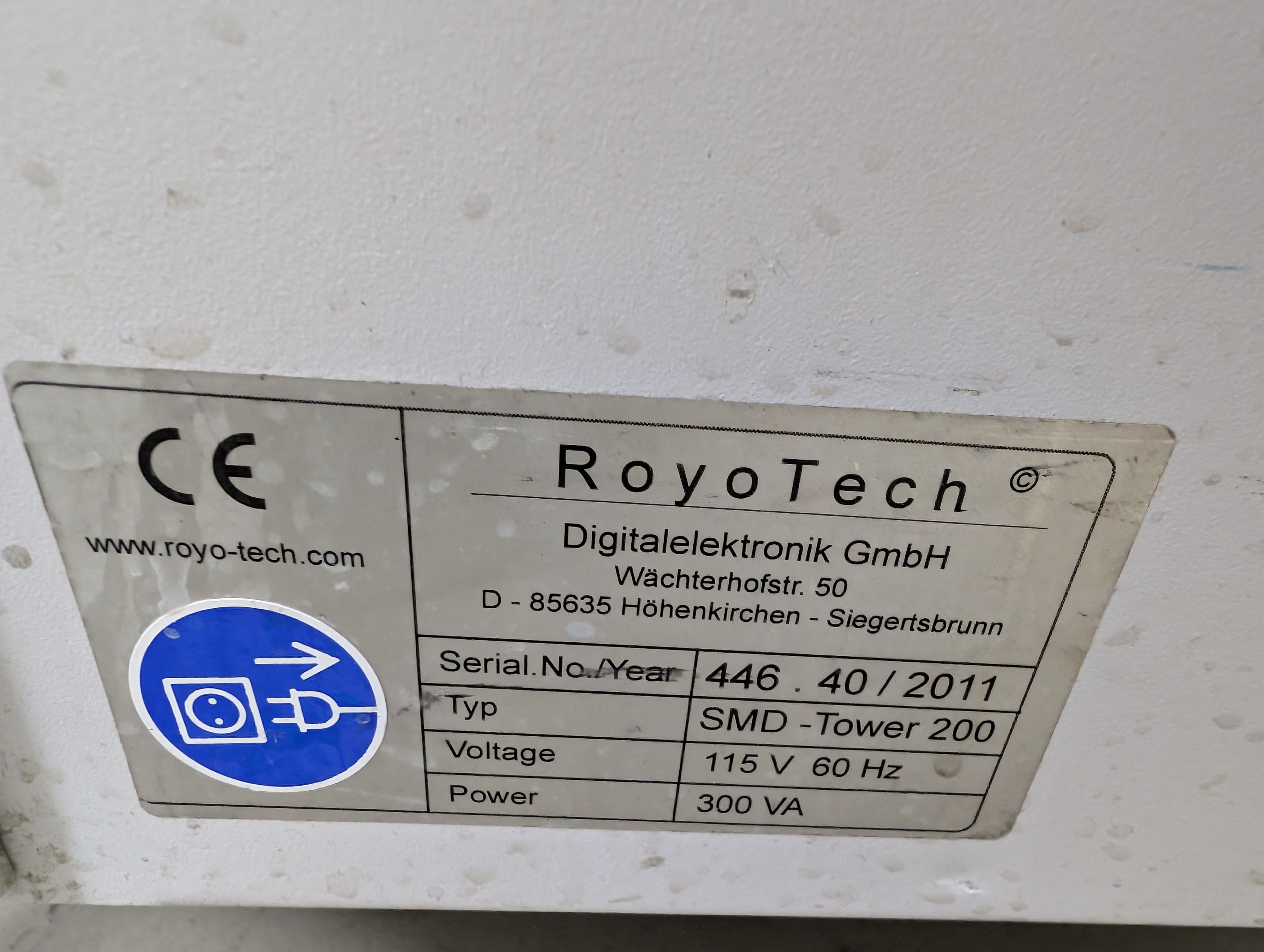 Mycronic/RoyoTech SMD 200 Component Storage Tower 2011 #447.40