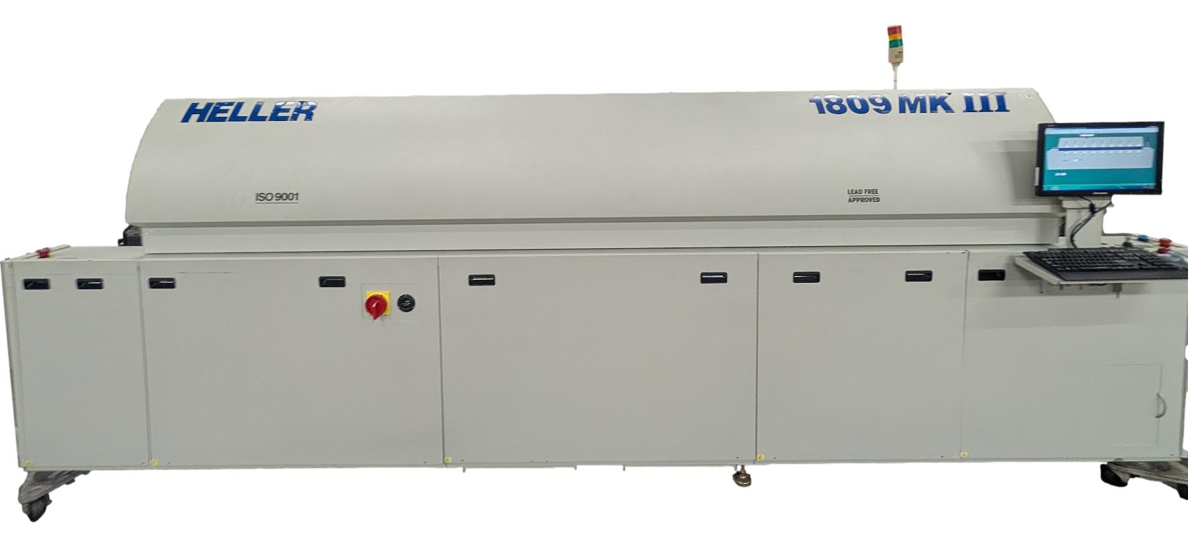 Heller 1809MKIII 9 zone lead free reflow oven - Right to Left - 2015 480V