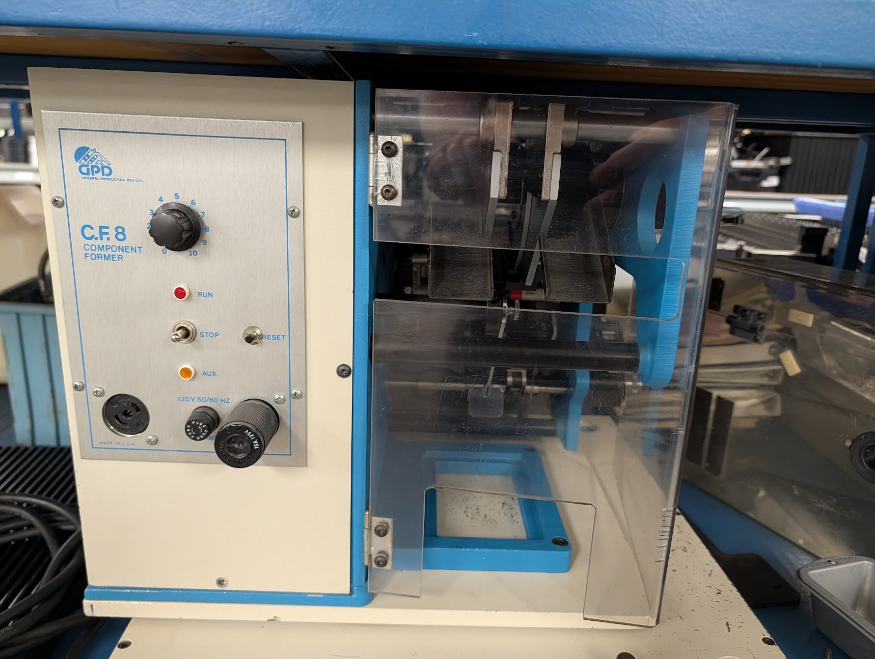 GPD CF-8 Axial Lead former General Production Devices