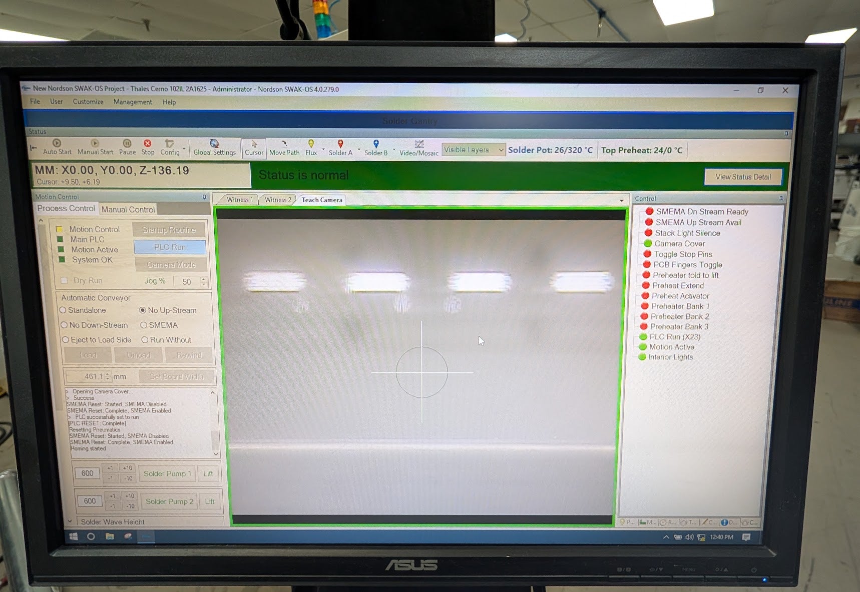 Nordson Select Cerno 102IL Inline Selective Solder - Dual Nozzle
