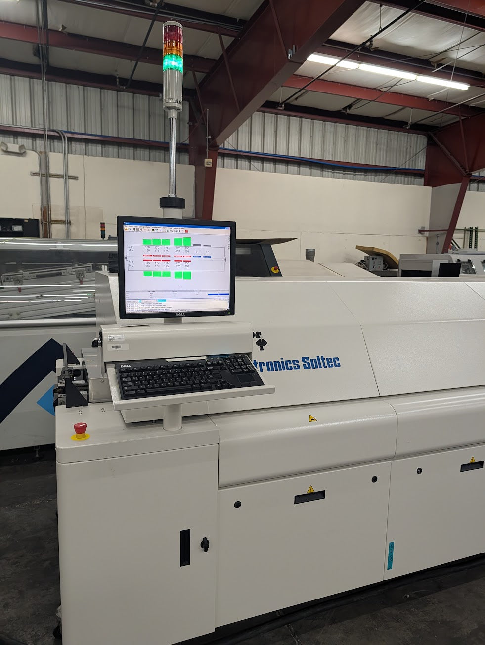 Vitronics Soltec XPM3-520 5 Zone N2 Capable Lead Free Reflow oven 208V