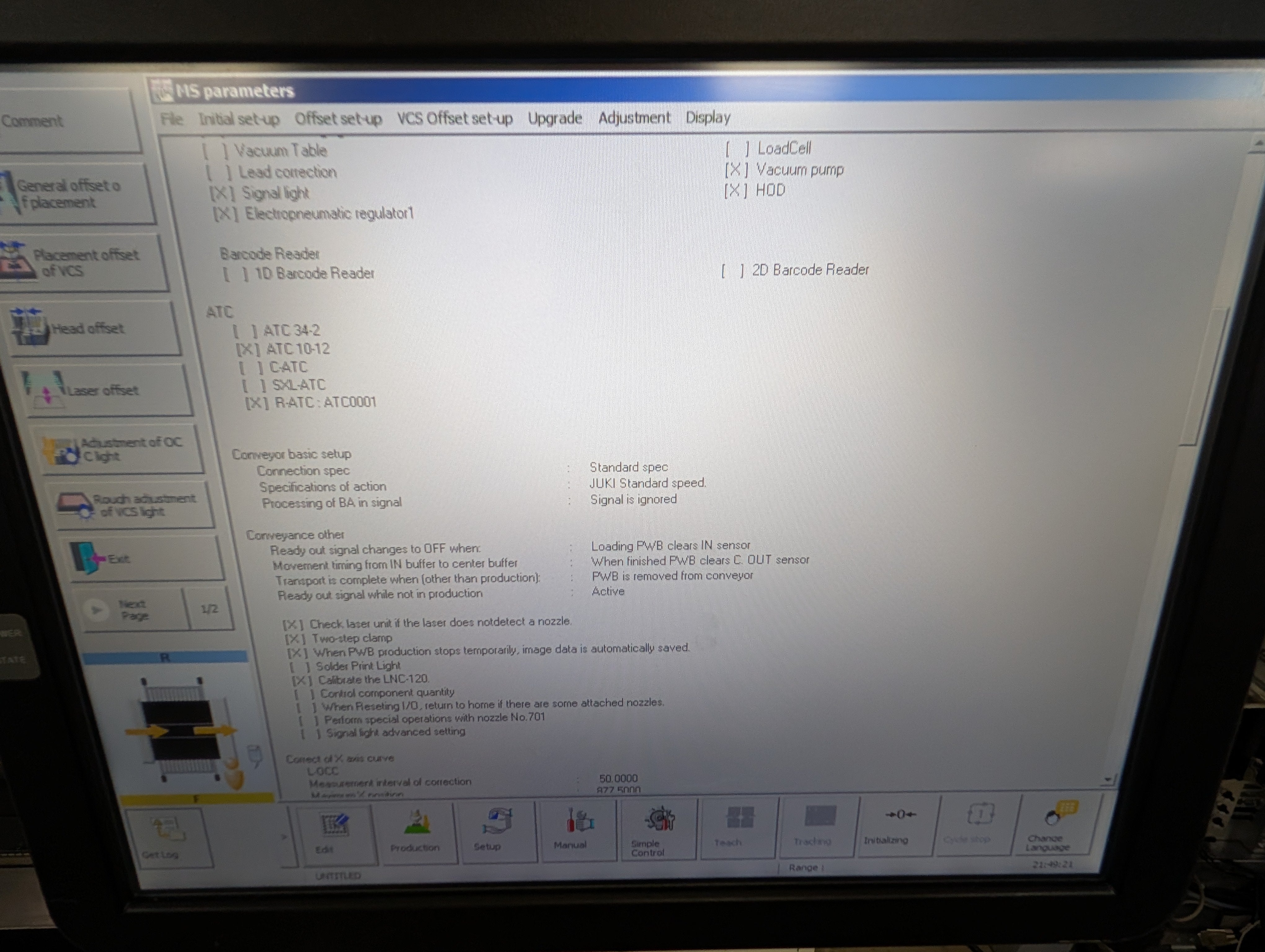 JUKI JM20 SMT / ODD Form Multi-Task Platform #JM26J1149