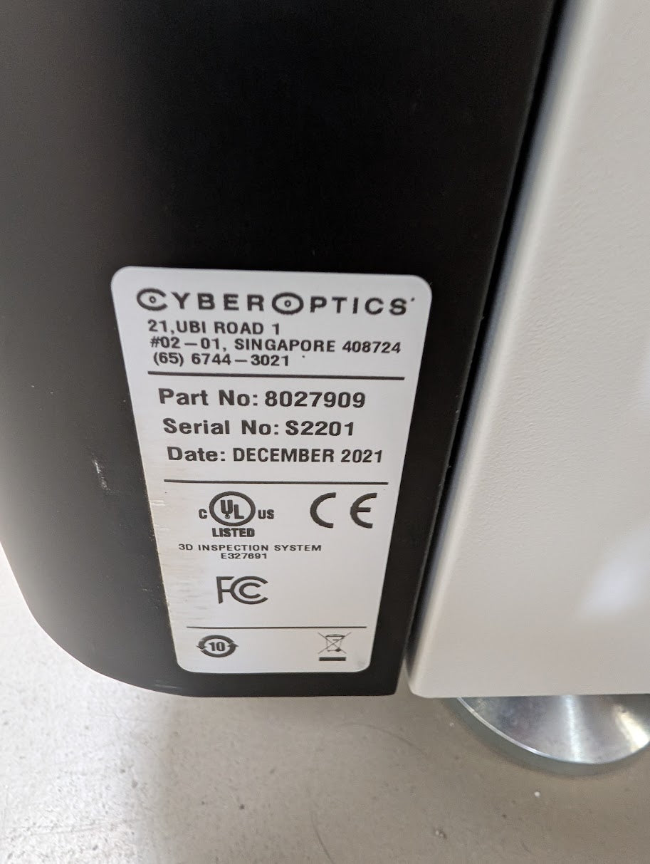 Cyberoptics SQ3000 3D AOI - 2022 # #S2201