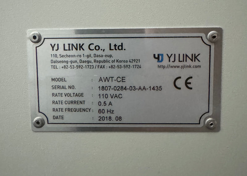 YJ Link AWT-CE 1M inspection conveyor w/ Dust Cover 2018