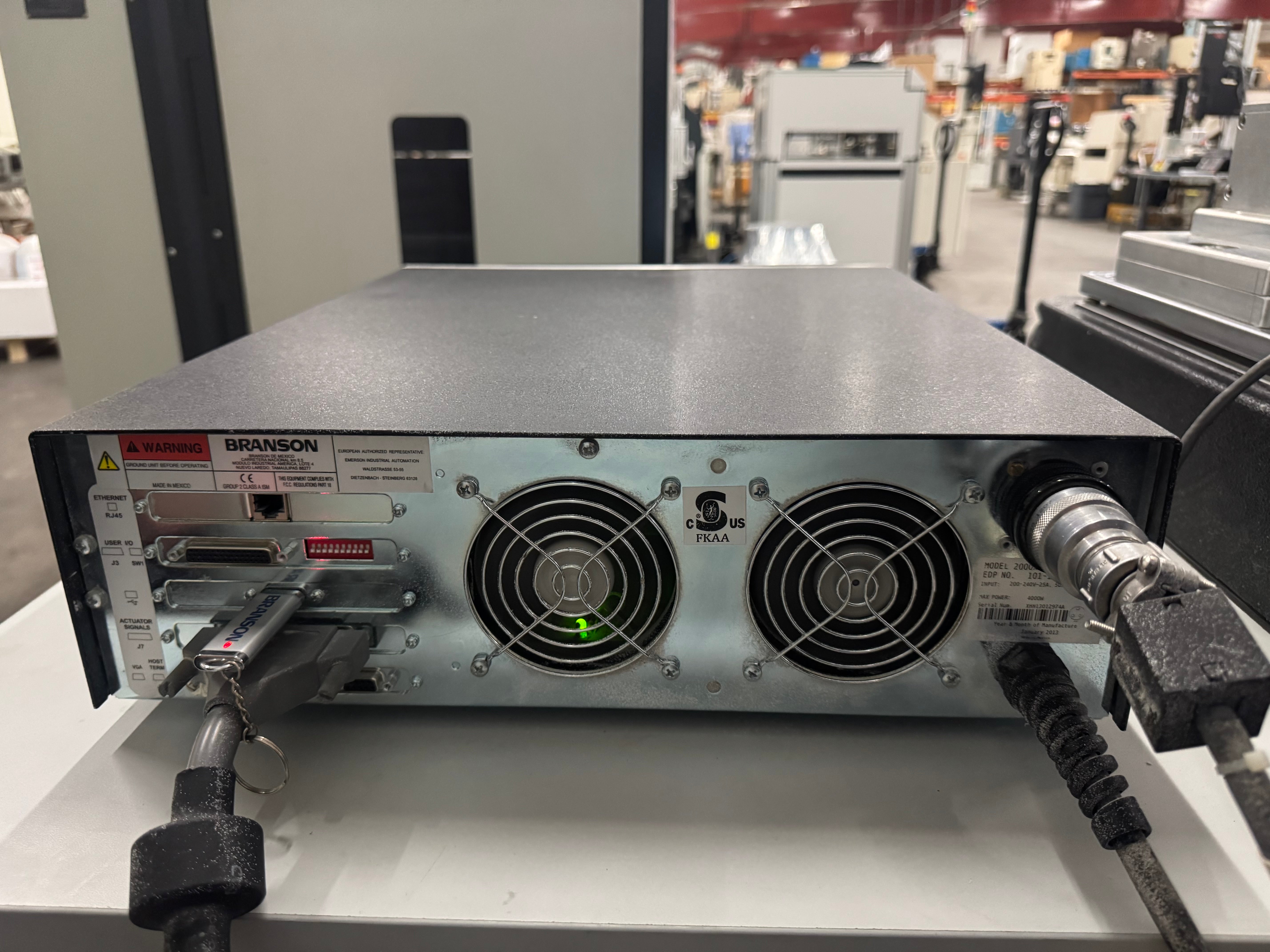 Branson 2000xdt 20:4.0 Ultrasonic Welder 4000 Watts 20 KHZ #XHH13012974A