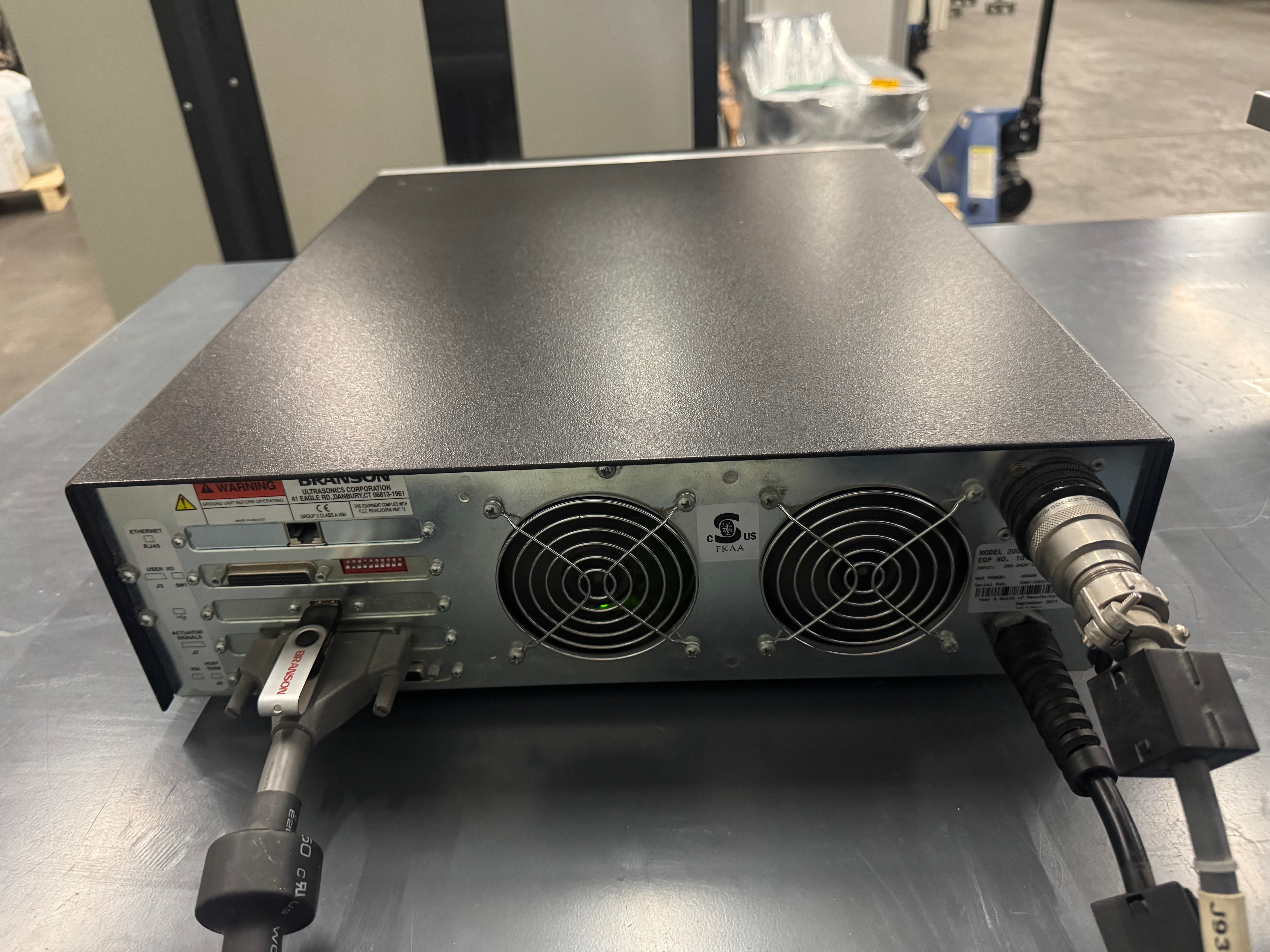 Branson 2000xdt 20:4.0 Ultrasonic Welder 4000 Watts 20 KHZ #XHH11092148A