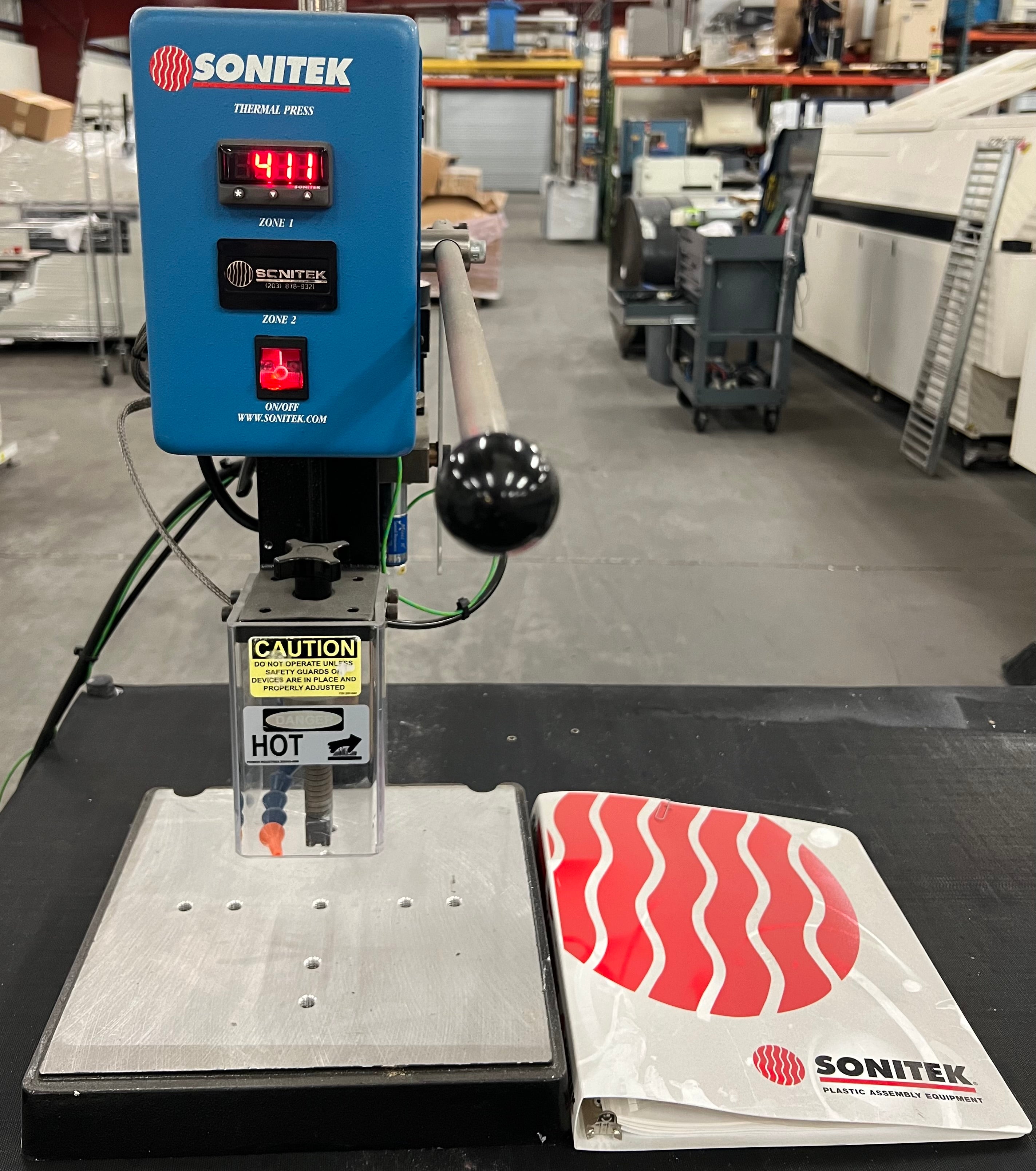 Sonitek TS-100 Heat Staking Arbor Press - Plastic welding