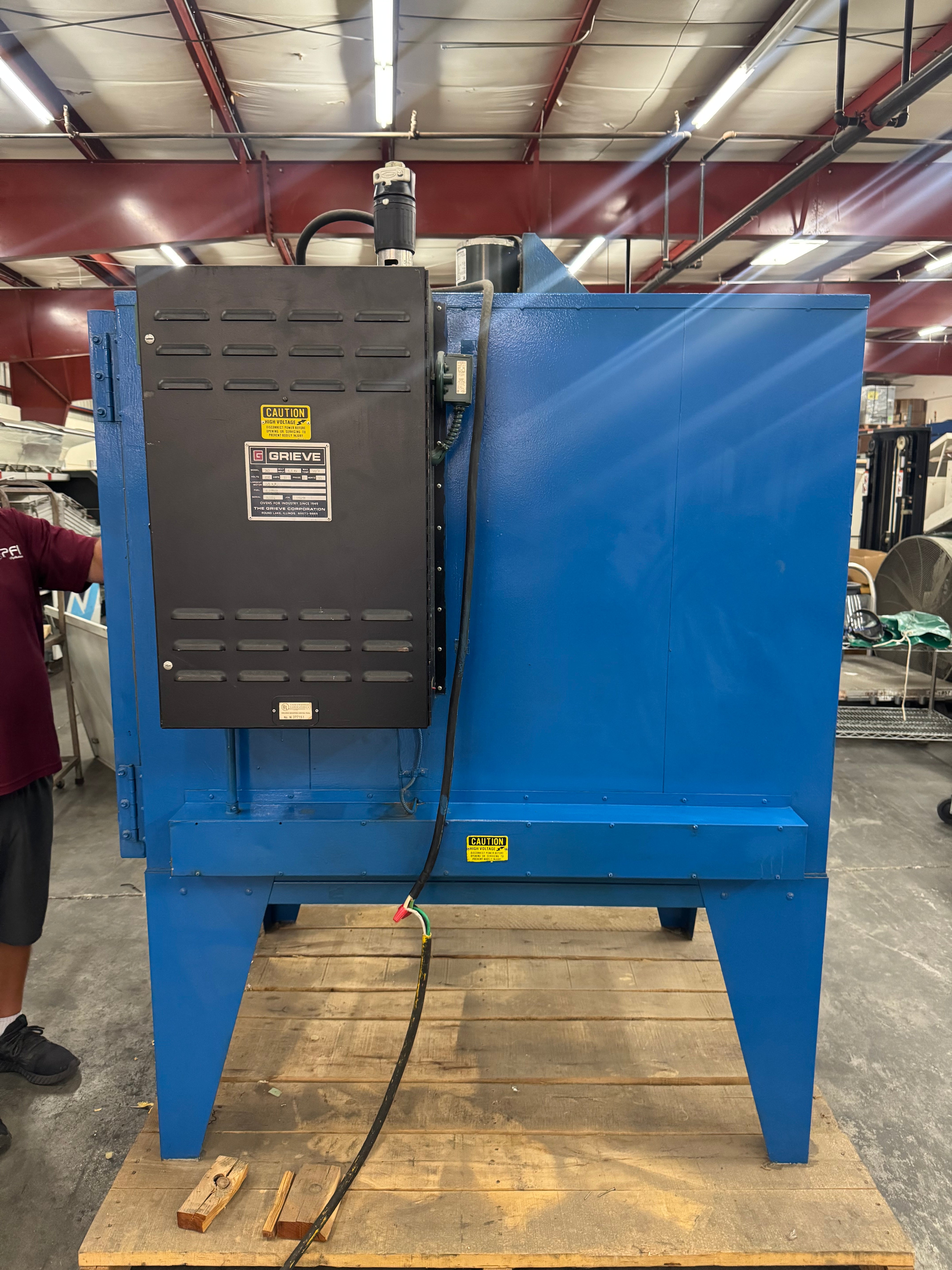 Grieve 343 Industrial bake oven 350F Max temp 3x4x3' Interior