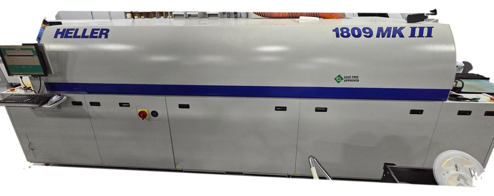 Heller 1809MKIII 9 zone lead free reflow oven - 2017 - 208V