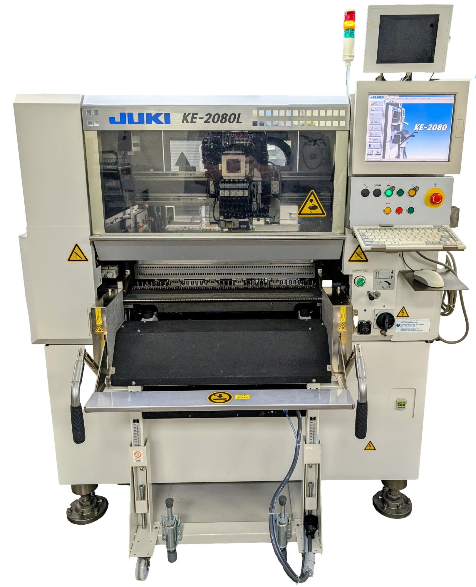 JUKI KE-2080L Fine Pitch Pick and Place 2014 w/ Trolley F&R # 284-E2416