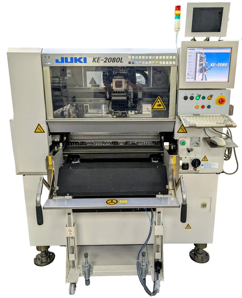 JUKI KE-2080L Fine Pitch Pick and Place 2014 w/ Trolley F&R