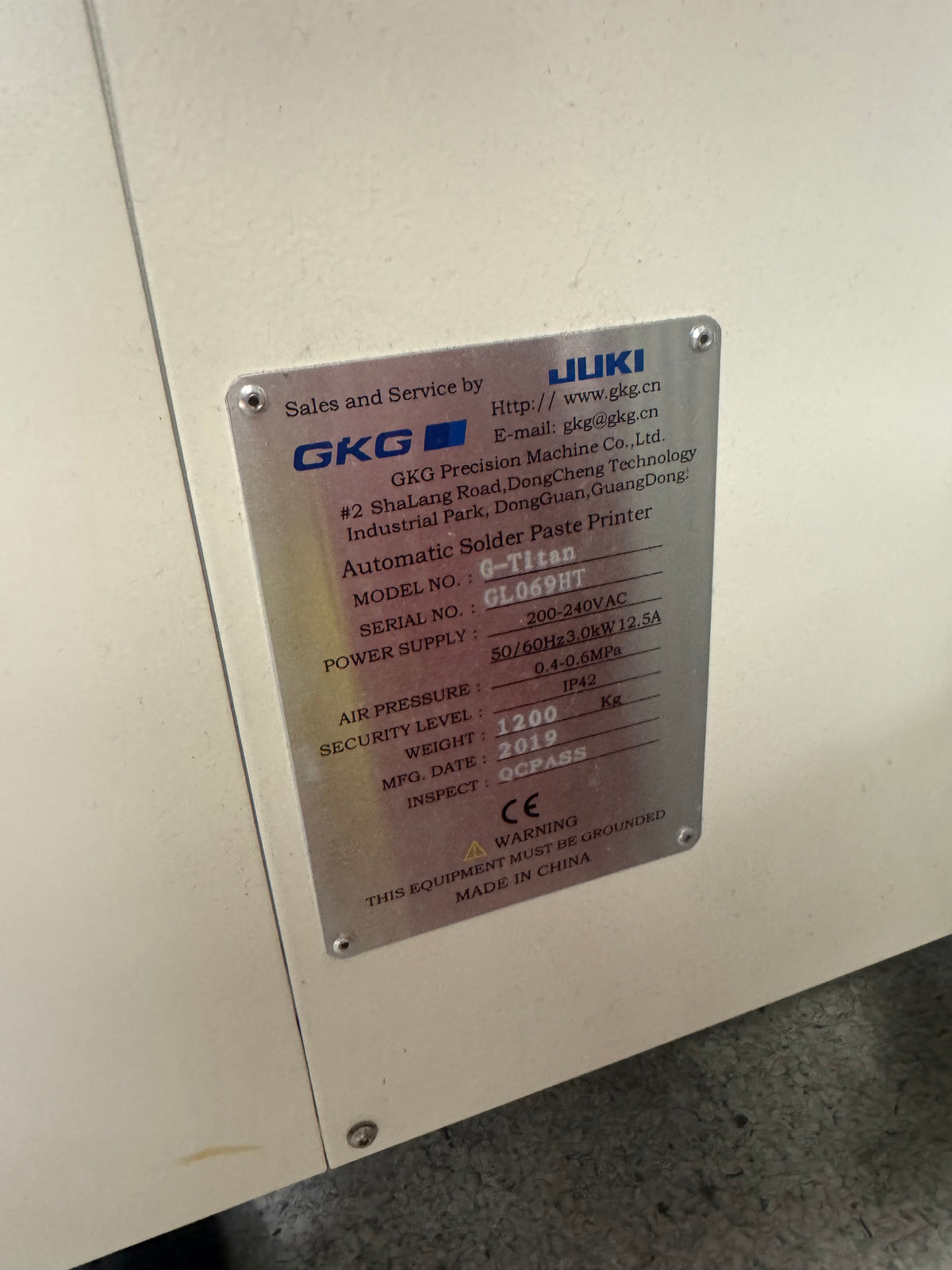Juki G-Titan Printer — S/N GL069HT [portal-media:8dab3e52175ab65f5075a578af51ea56ed6c71be466b68527dc6bdae0783b5e6:101]