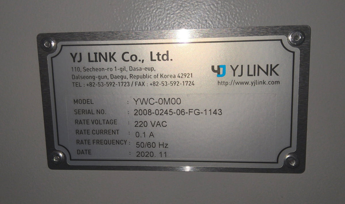 YJLink YWC-0M00 PCB Manual Conveyor — S/N 2008-0245-06-FG-1143 [portal-media:e874d68b9735aa6ce82339ba4d6c244fa2fe5780a2f0bbbabbf9ce9f647aa8fe:216]