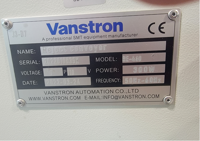 Vanstron RE-460 — S/N 2022010035X [portal-media:dd91f261a98c078f75e5fbd7e8c8a5cfe62aa7abe951acebead1d5a9342b5799:70]