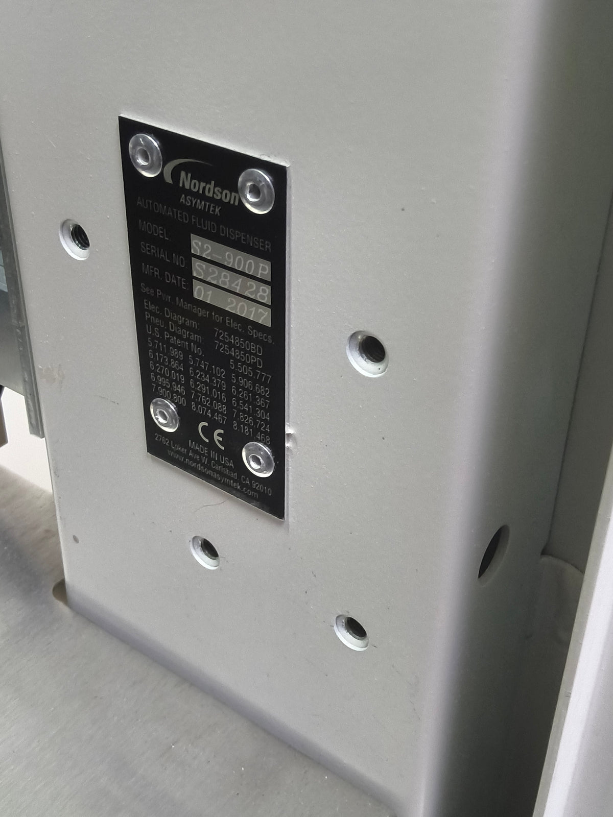 Nordson Asymtek S2-900P — S/N S28428 [portal-media:a7a2858af02e4619ba64fd4521bb539dfec7f3cdfd32124839f6e20f52ca7e79:9]