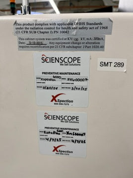 SCIENSCOPE XSpection 6000 - 2015 #X460007
