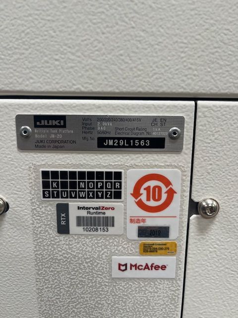 JUKI JM-20 & JM-100 Odd Form Hybrid SMT & Through-Hole Insertion Package-PENDING