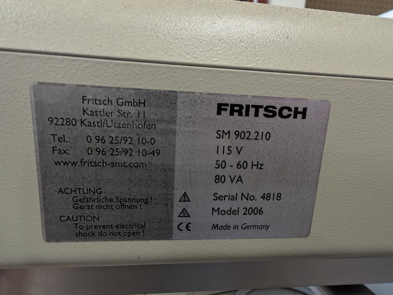 Fritsch SM902 Semi automatic pick and place for prototypes x 2 units