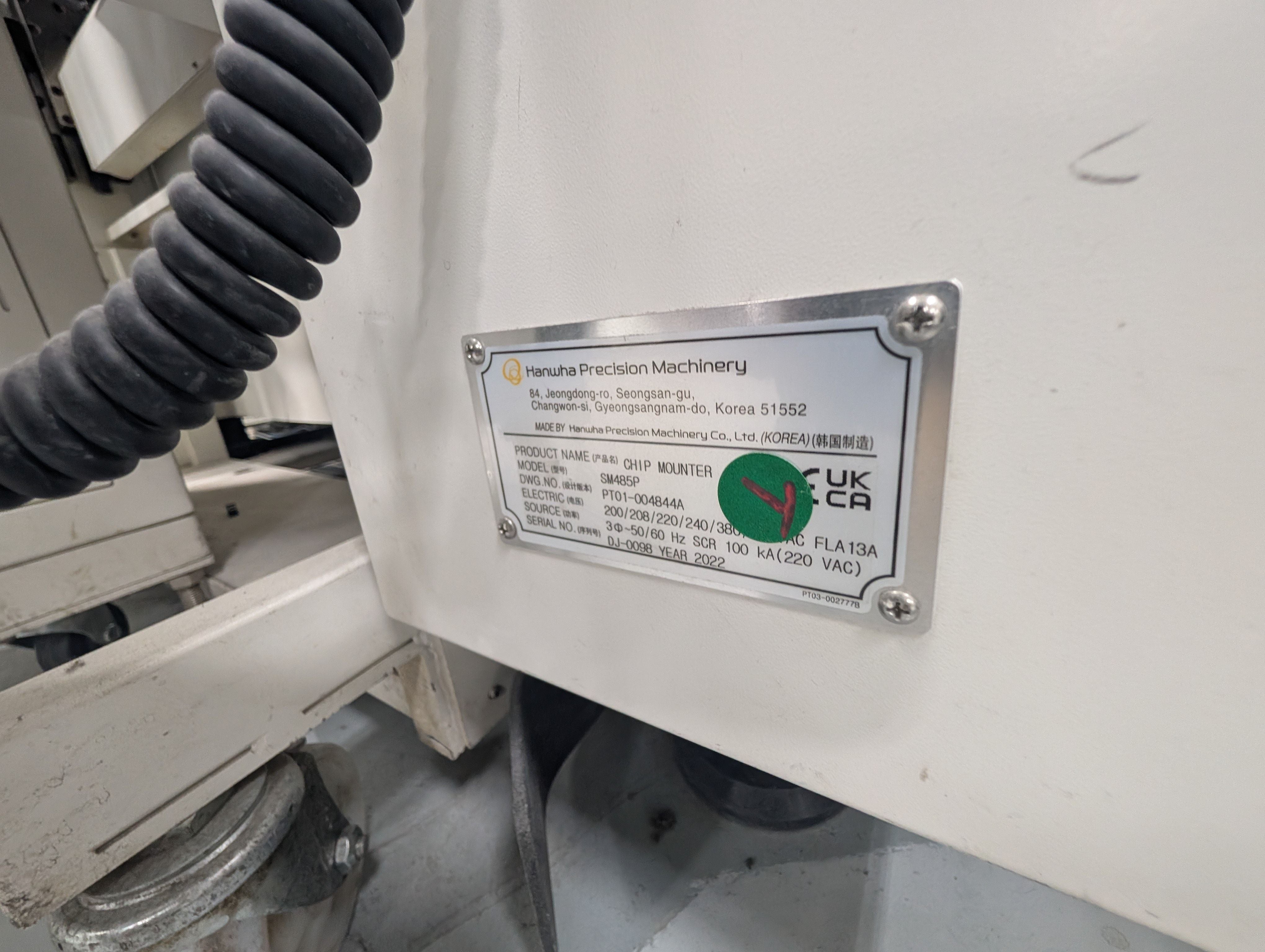 Hanwha Samsung SM485P Multifunction Mounter - 2022 ID: 151 #DJ-0098
