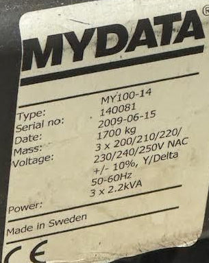 Mycronic My100 DX-14 - TPSys 5.0 -  2009 #140081